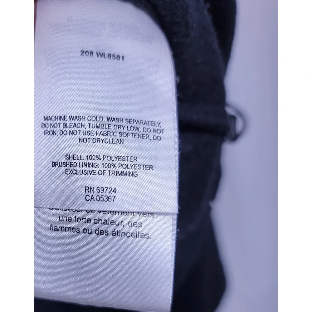 Columbia Black Full Zip Hooded Fleece‎ Jacket Women's MEDIUM - Picture 6 of 7